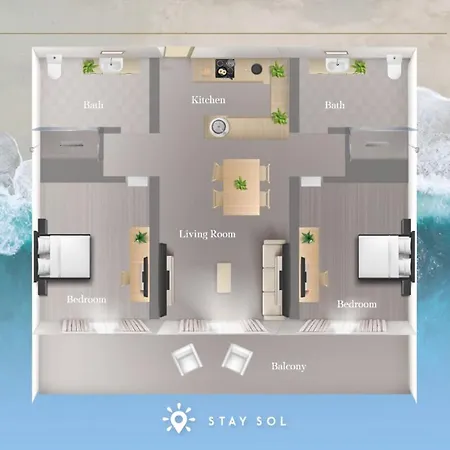 Lovely Apartment-Rooftop Oasis - Bay View